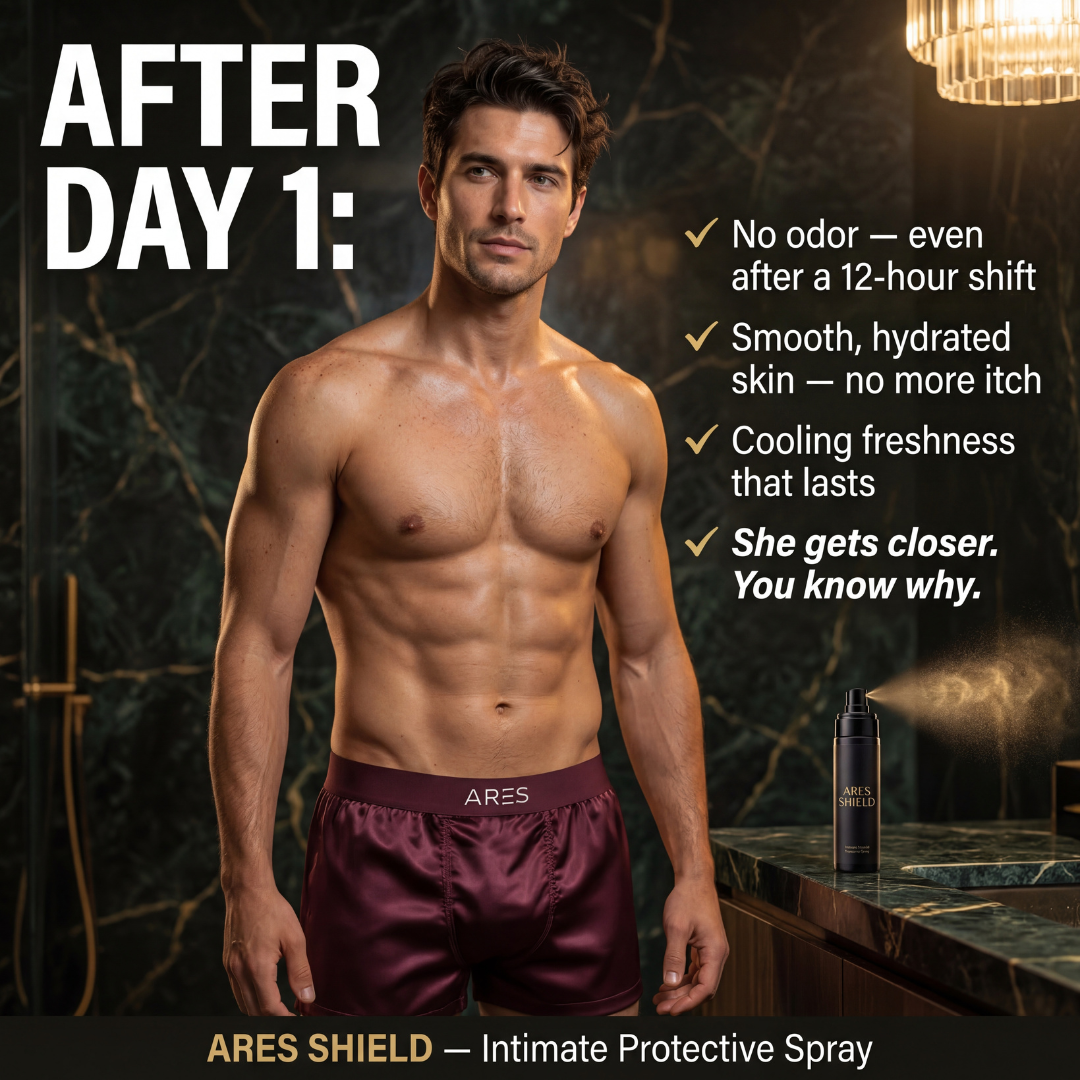 ARES Shield - Spray protecteur intime pour hommes