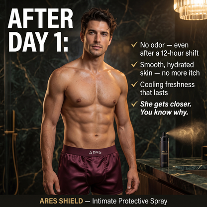 ARES Shield - Spray protecteur intime pour hommes