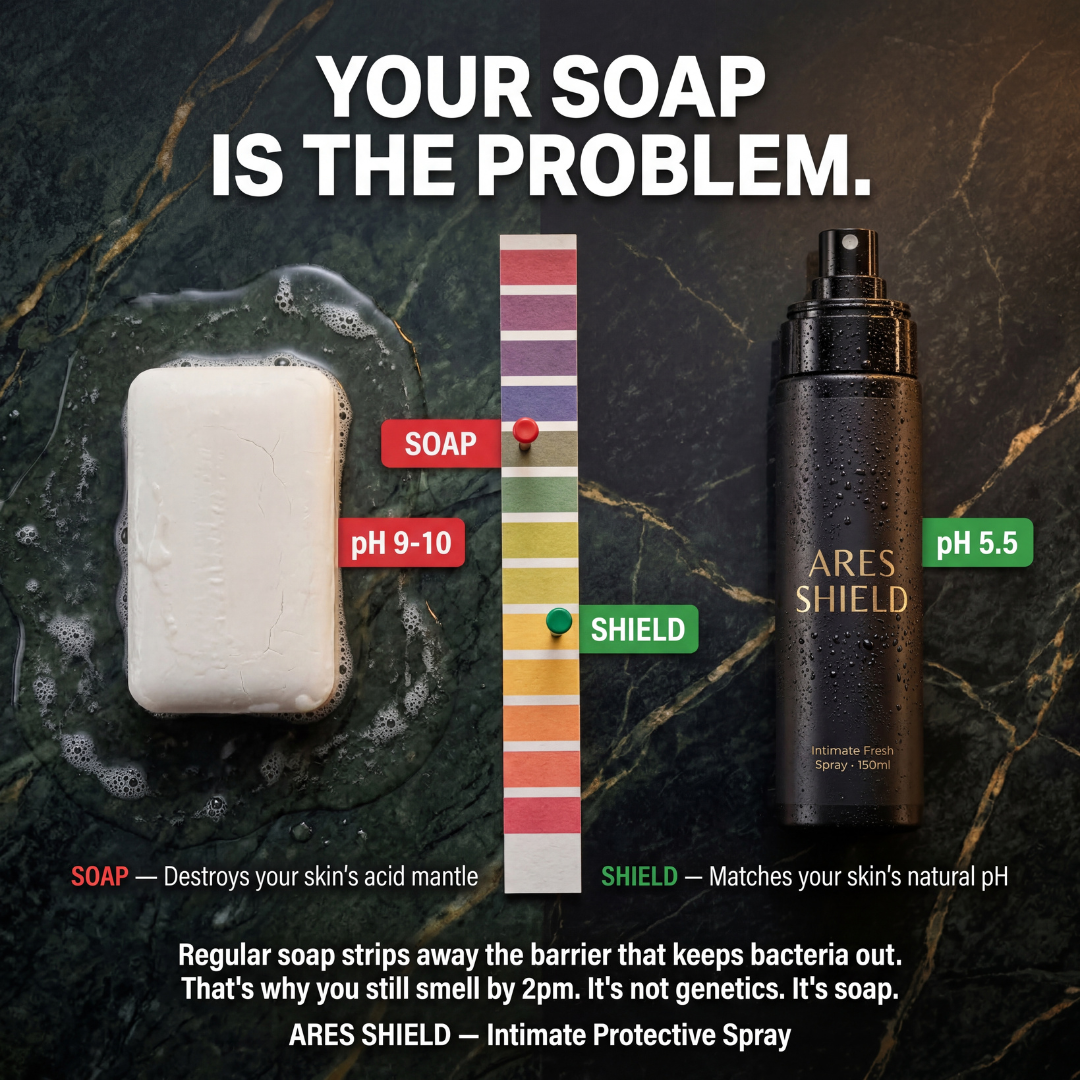 ARES Shield - Spray protecteur intime pour hommes