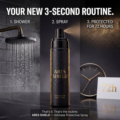ARES Shield - Spray protecteur intime pour hommes