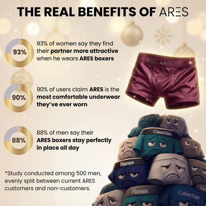 Boxers en soie haut de gamme | Confort toute la journée Bordeaux (NOUVEAU)