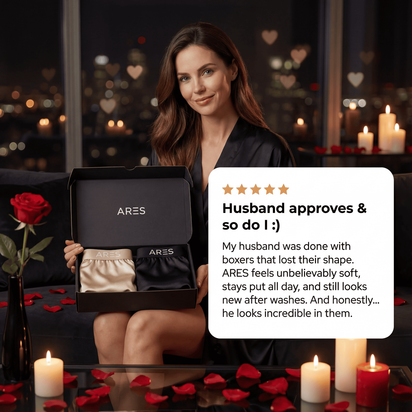 Boxer en soie de qualité supérieure | Confort toute la journée